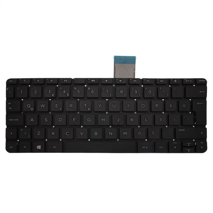 Hp 11-P Serisi Notebook Klavye (Siyah TR)