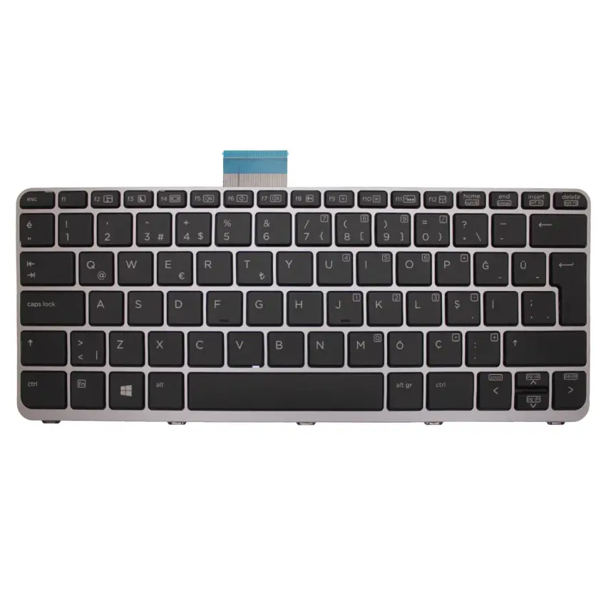 Hp EliteBook Folio 1030 G1 (X2F04EA) Notebook Klavye Işıklı (Siyah TR)