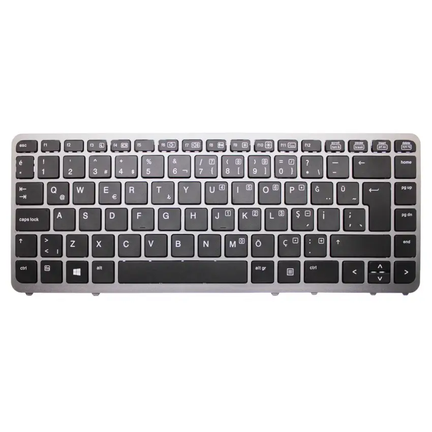 HP EliteBook 850 G1 H5G44ET, 855 G2 Notebook Klavye (Siyah TR)