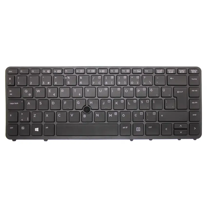 HP EliteBook 850 G1 H5G44ET, 855 G2 Notebook Klavye (Siyah TR)
