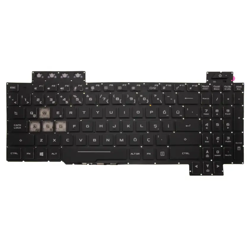 Asus FX504GD, FX504GM, FX504GE Klavye Işıklı (Siyah TR)