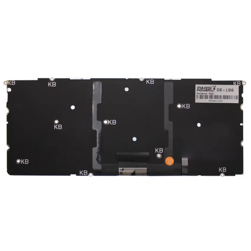 Dell XPS P12F001, P12F002 Klavye Işıklı (Gümüş TR)