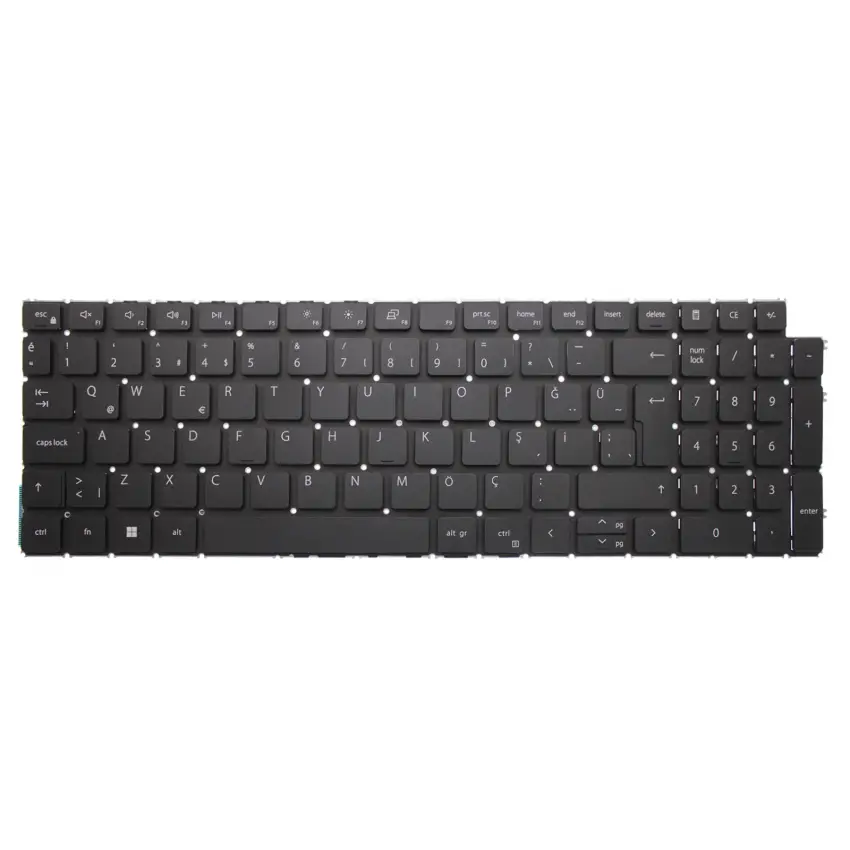Dell inspiron 15 5515 I55151042WH Klavye (Siyah TR)