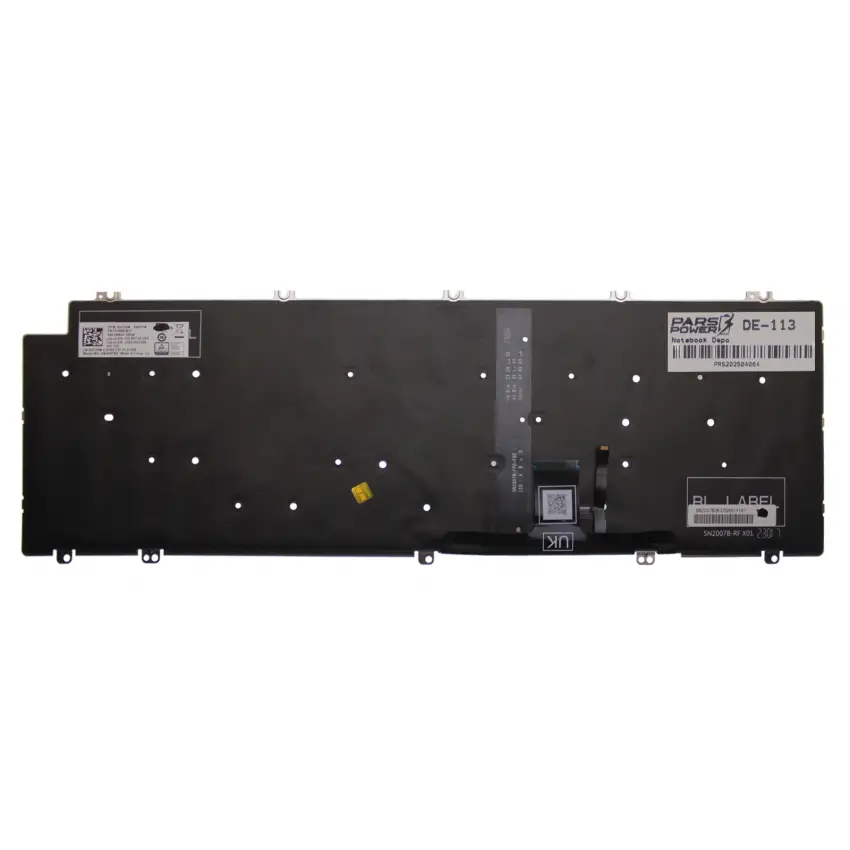 Dell Latitude 5520 N014L552015EMEA_W Klavye Işıklı (Siyah TR)