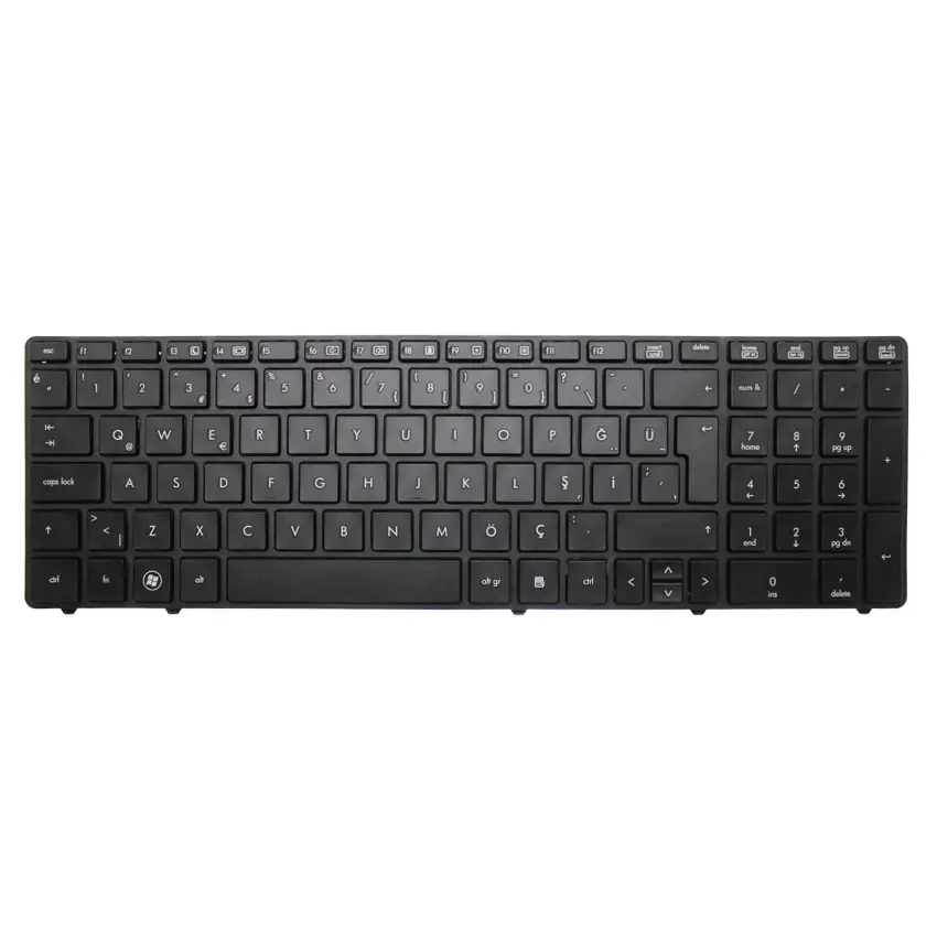 Hp EliteBook 8560p, 8570p, Hp ProBook 6560b, 6570b, 6575b Serisi Notebook Klavye (Siyah TR)