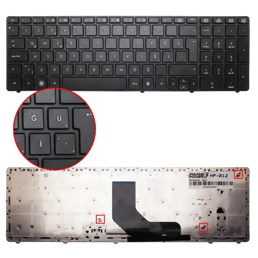 Notebook Klavye HP-012