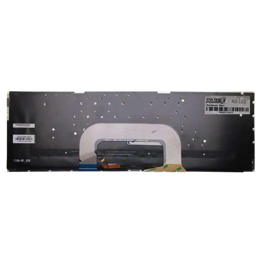 Asus VivoBook Pro 17 N705, X705 Klavye Işıklı (Siyah TR)