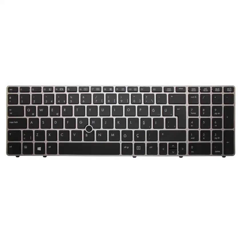 Hp EliteBook 8560p, 8570p, Hp ProBook 6560b, 6570b, 6575b Serisi Notebook Klavye (Siyah TR)
