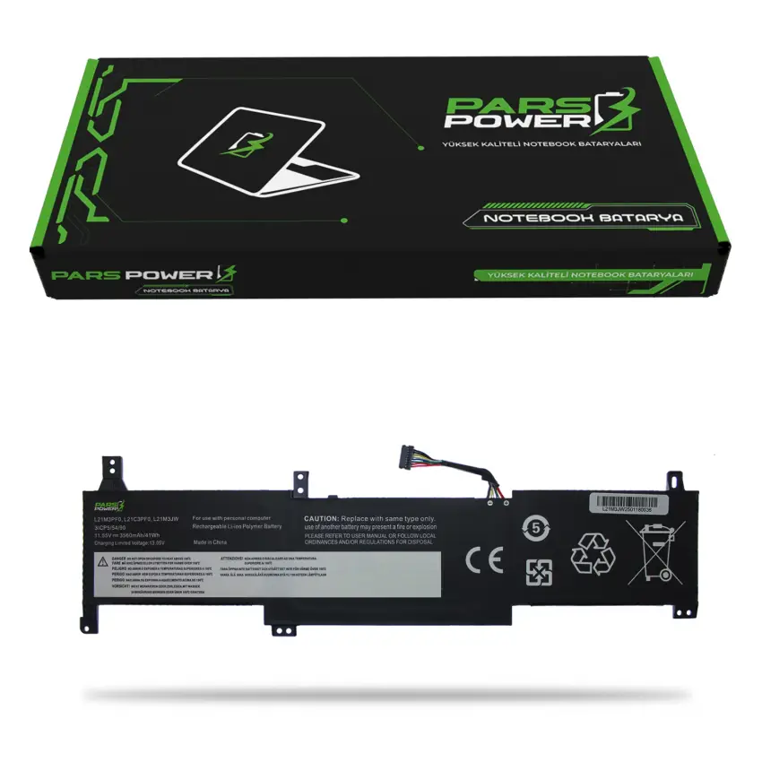 Lenovo IdeaPad V15 82KB01B5TX Batarya - Pil (Pars Power)