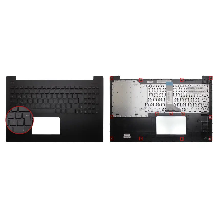 Asus X553, X553M, K553M, F553M Üst Kasalı Klavye (Siyah TR)