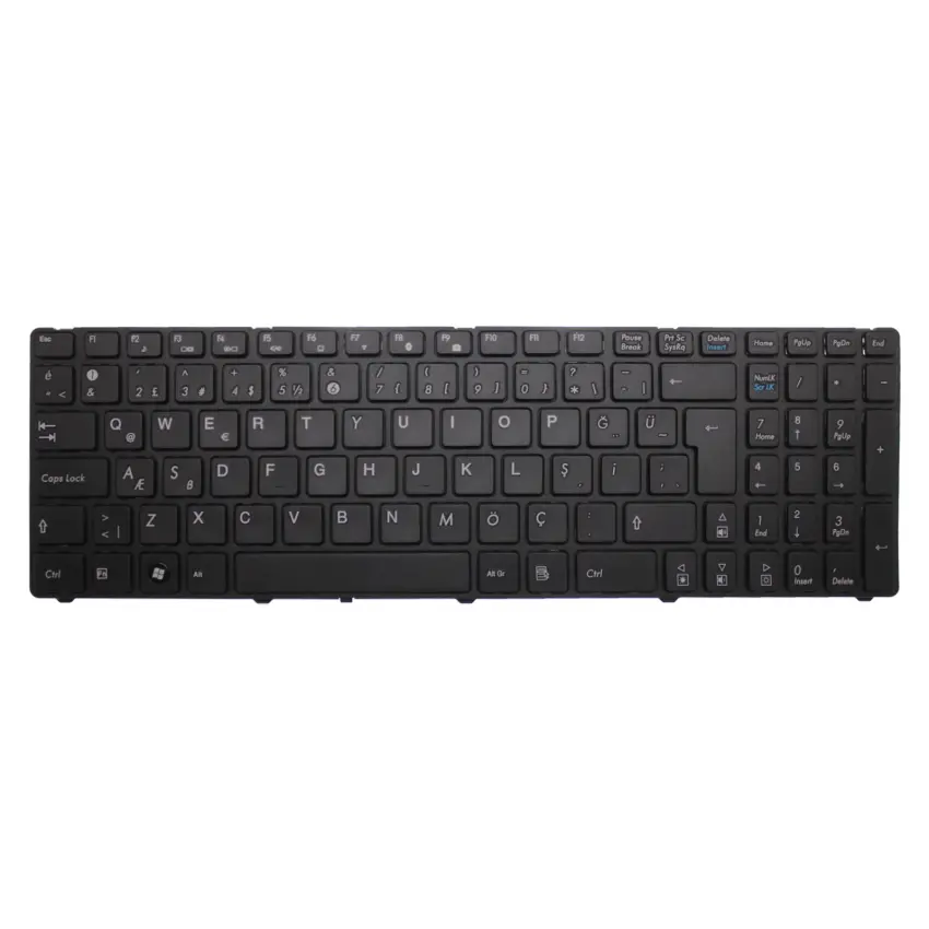 Medion Akoya V111430AS1, V11430AK2 Uyumlu Klavye (Siyah TR)