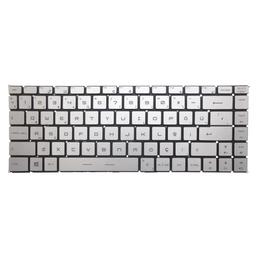 Msi GF63 Thin 10SCXR-216XTR Klavye Işıklı (Gümüş TR)