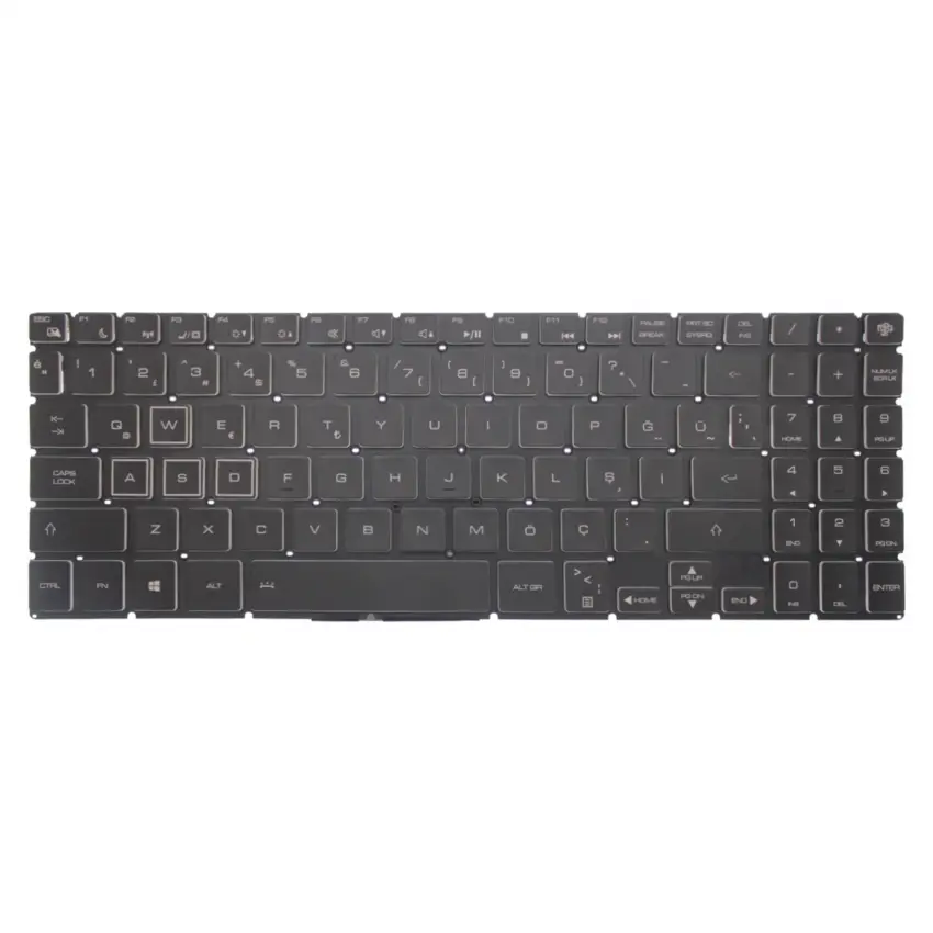 Casper Excalibur G900 Serisi Klavye Işıklı (Siyah TR)
