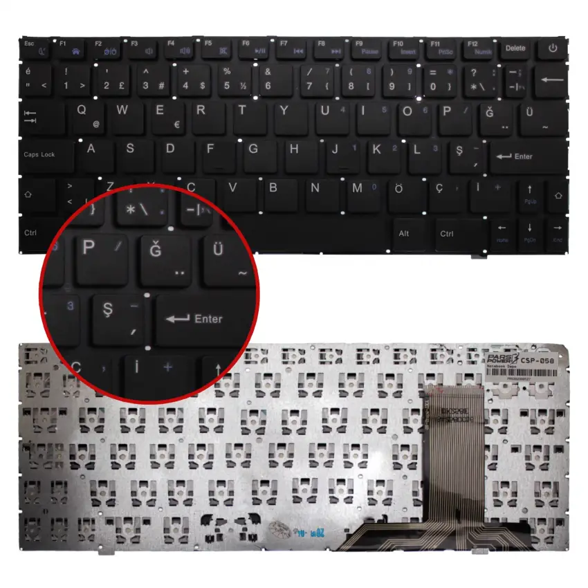 Hometech Alfa 110A Intel Atom Z3735F Klavye (Siyah TR)