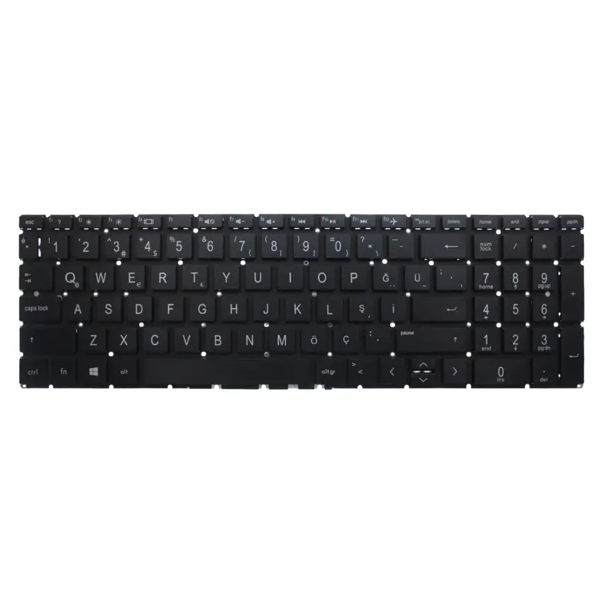 Hp Pavilion 15-CW, 15-cw0000, 15-cw1000 Notebook Klavye (Siyah TR)