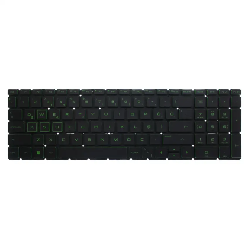 Hp 15-DA2033NT 9HN16EA, 15-DA2035NT 9RG83EA Notebook Klavye Işıklı (Siyah TR)