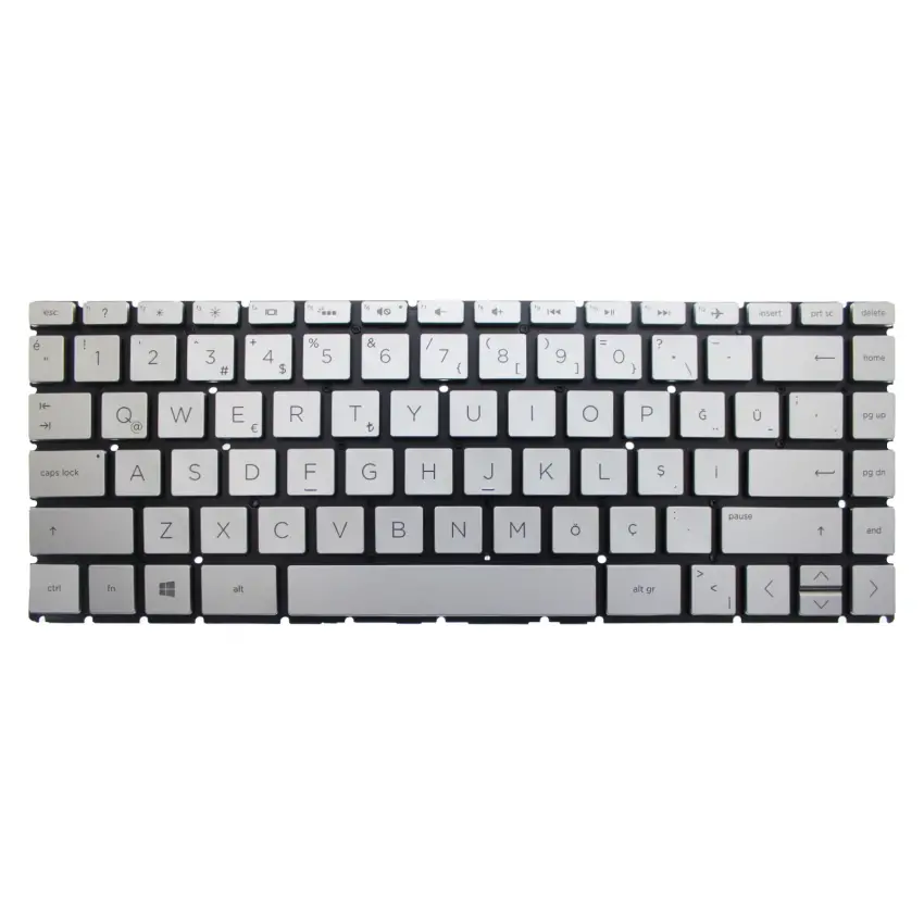 HP Pavilion 14-CE3008NT 3H911EA Klavye Işıklı (Gümüş TR)