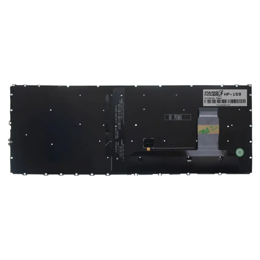 HP EliteBook M07090-141, M07091-141 Klavye Işıklı (Siyah TR)