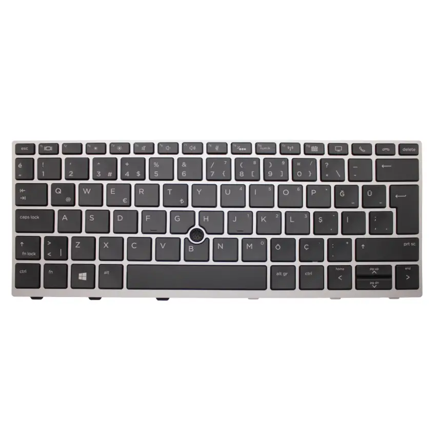 HP Elitebook 830 G5, 735 G5, 730 G5 Klavye Işıklı (Siyah TR)