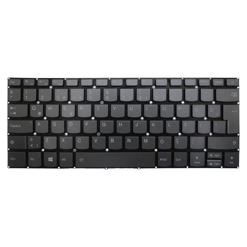 Lenovo ideaPad 320s-14IKB, 320SE-14IKB Notebook Klavye Işıklı (Füme TR)