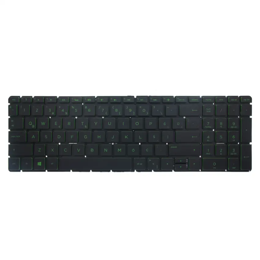 HP 15-ck002nt 2QH28EA, 15s-eq1043nt 2D6Y3EA Notebook Klavye Işıklı (Siyah TR)