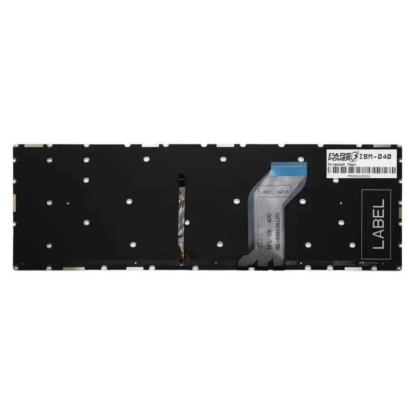Lenovo 5CB0K25511, 5CB0K25532 Notebook Klavye Işıklı (Siyah TR)