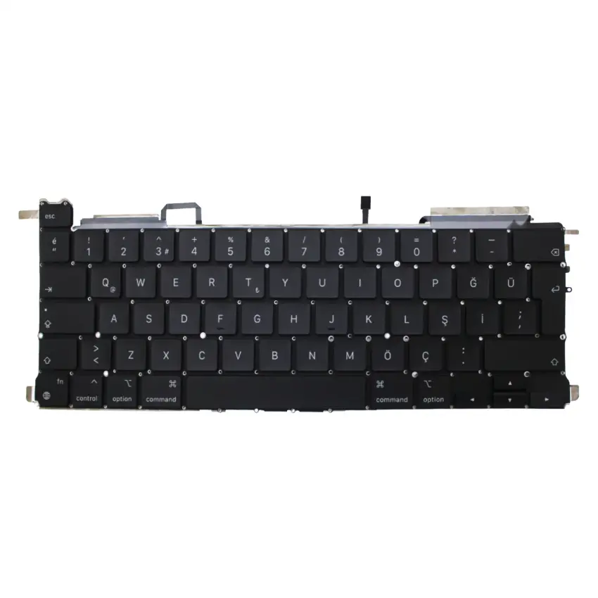 Apple MacBook Pro 13 M1 A2338 (EMC 3578) Klavye Işıklı (Siyah TR)