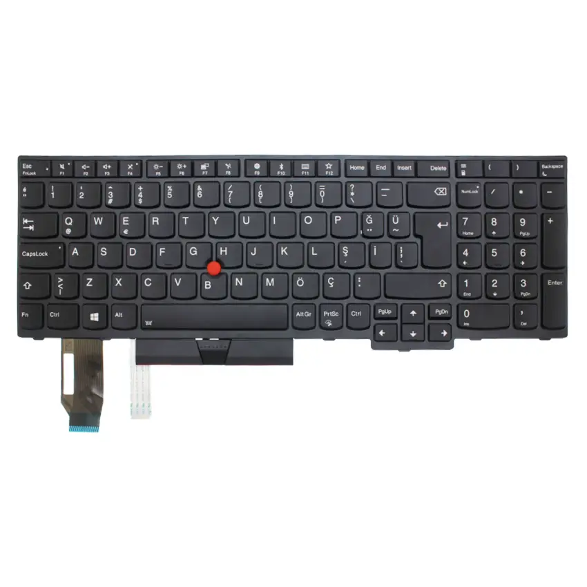 Lenovo SN20P34242, SN20P34416, SN20P34523 Klavye Işıklı (Siyah TR)