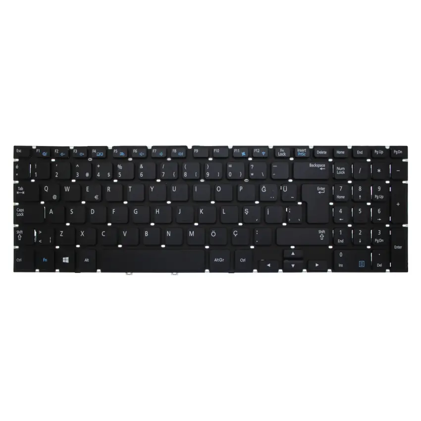Samsung NP355V5C-S04TR, NP270E5E-X02TR Notebook Klavye (Siyah TR)