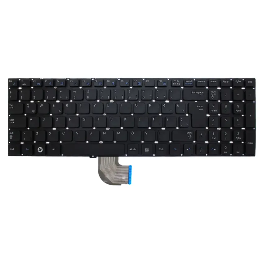 Samsung NP-SF510, NP-SF511, NP-RF710 Notebook Klavye (Siyah TR)