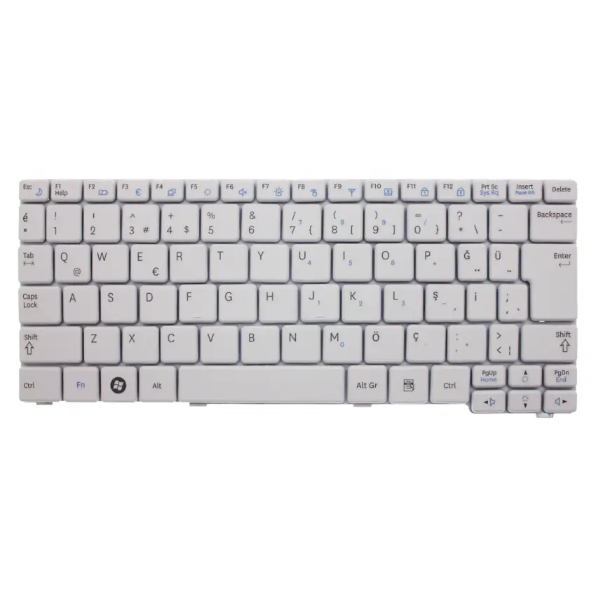 Samsung NP-N150P-JP0DTR Notebook Klavye (Beyaz TR)
