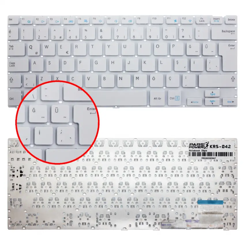 Notebook Klavye KRS-042