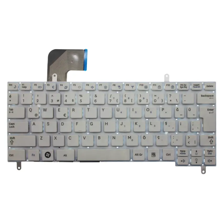 Samsung NSK-M63SN 1D Notebook Klavye (Beyaz TR)