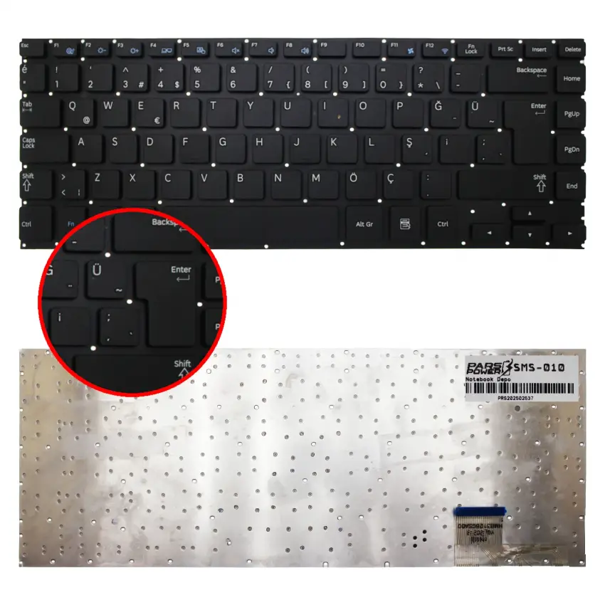 Samsung CNBA590326, CNBA5903260 Notebook Klavye (Siyah TR)