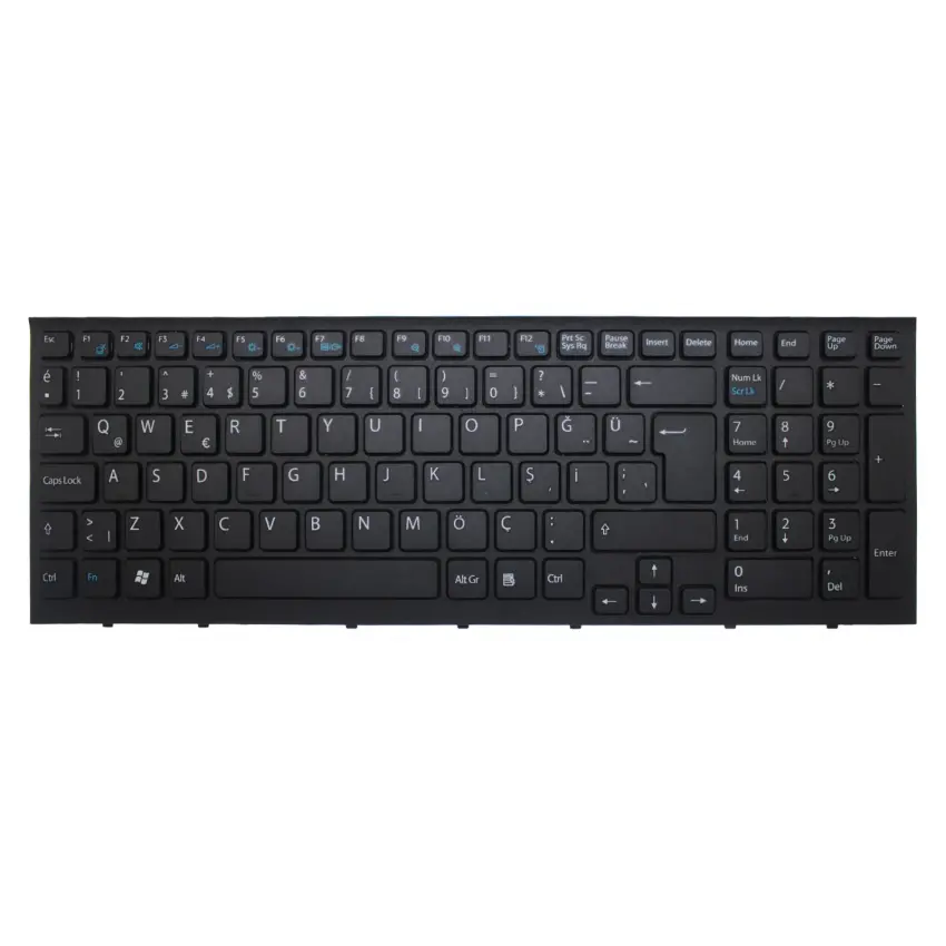 Sony Vaio VPCEH1M8E, VPCEH1M9E, VPCEH2C5039B Notebook Klavye (Siyah TR)