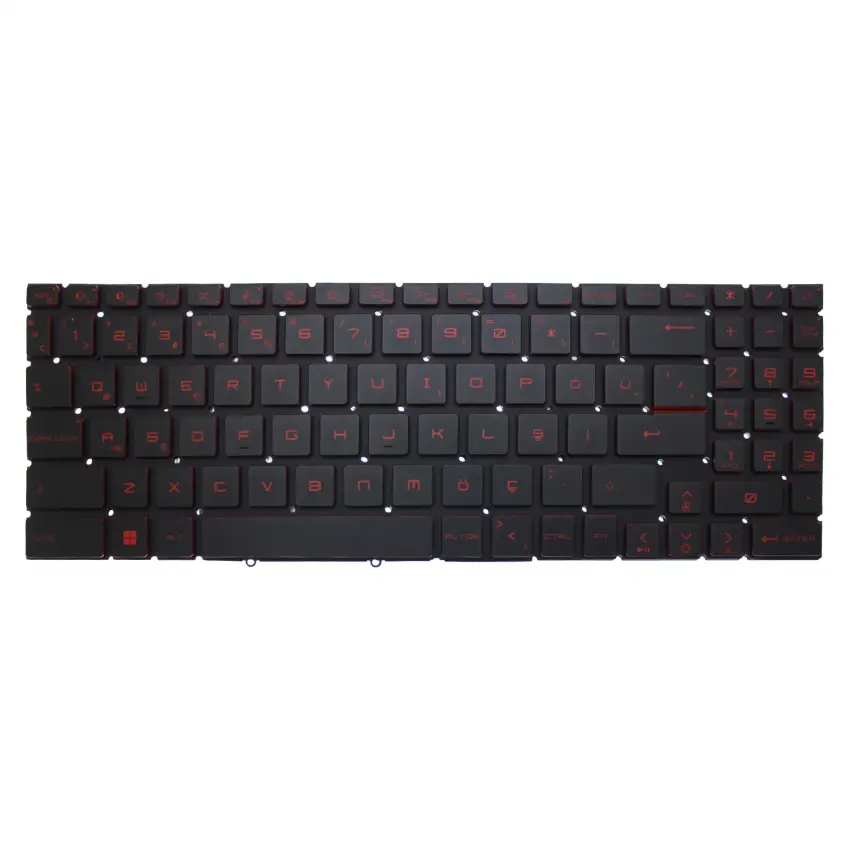 Msi Pulse GL66 Serisi Klavye Işıklı (Siyah TR)