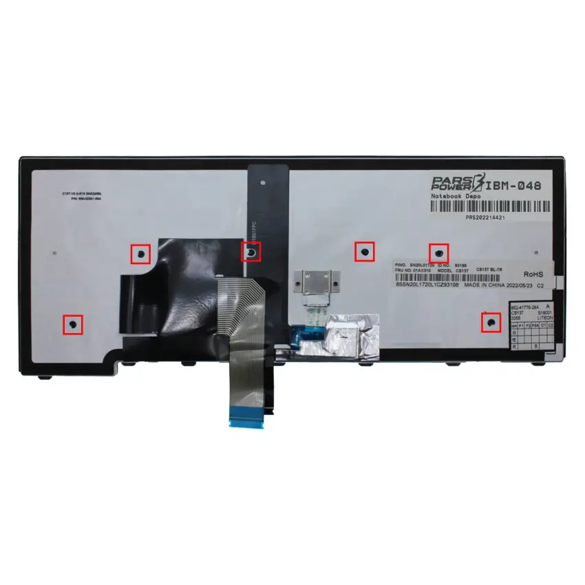 Lenovo ThinkPad 20B7, 20C5 Serisi Klavye (Işıklı TR)