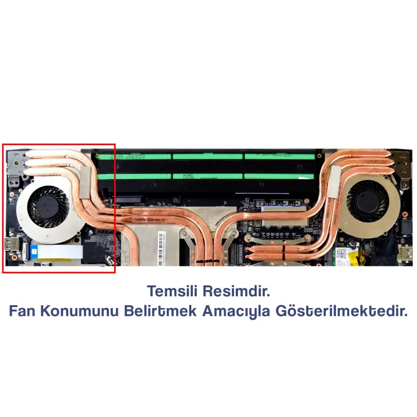 Msi GE62 2QL, GE62 6QD, GE62 6QE Gpu-Vga Fan - Ekran Kartı Fanı