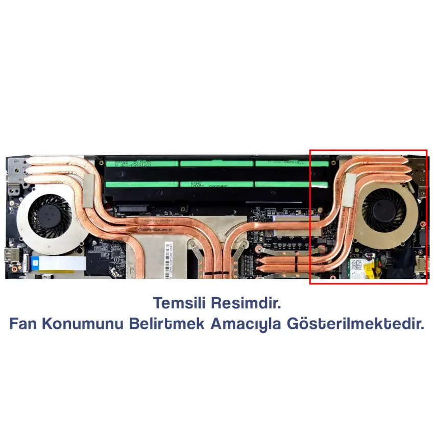 Msi GE72 7RD-037TR, GP62 7RD-622TR Cpu Fan - İşlemci Fanı