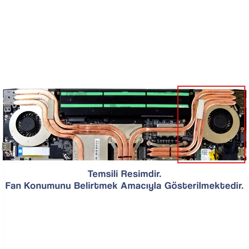 Msi GF62 7RD, GF62 7RE, GP62 7RE Cpu Fan - İşlemci Fanı