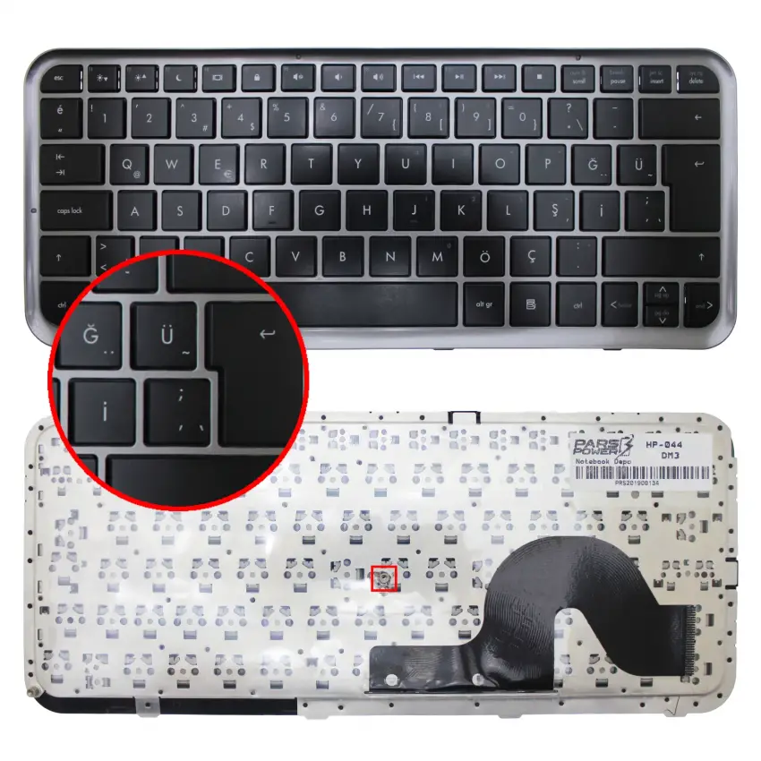 HP MP-09C93US6E451, MP-09C93US6E45-1 Notebook Klavye (Siyah TR)