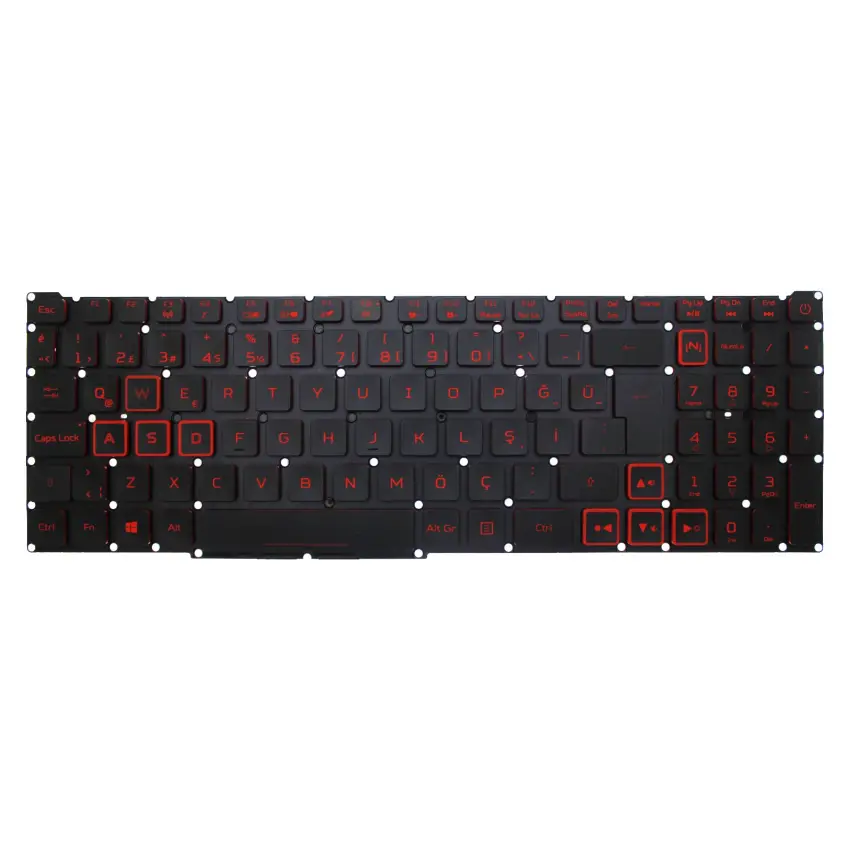 Acer Nitro AN517-41 Klavye Işıklı (Siyah TR)