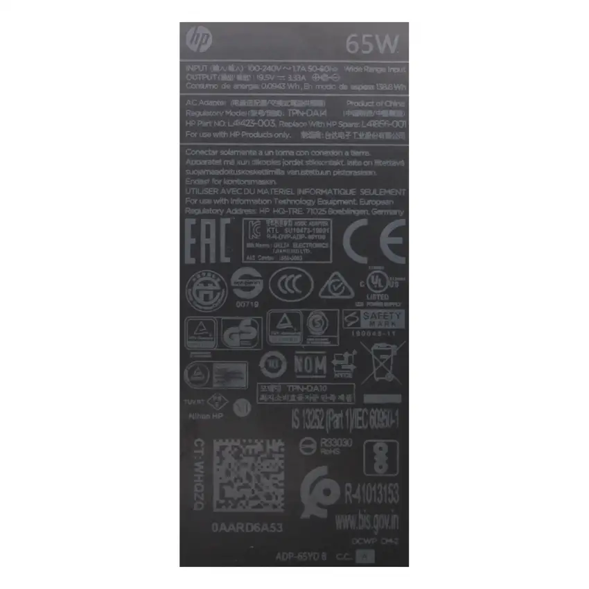 Hp Envy 15-AH, 15-AH000 Adaptör Şarj Aleti-Cihazı