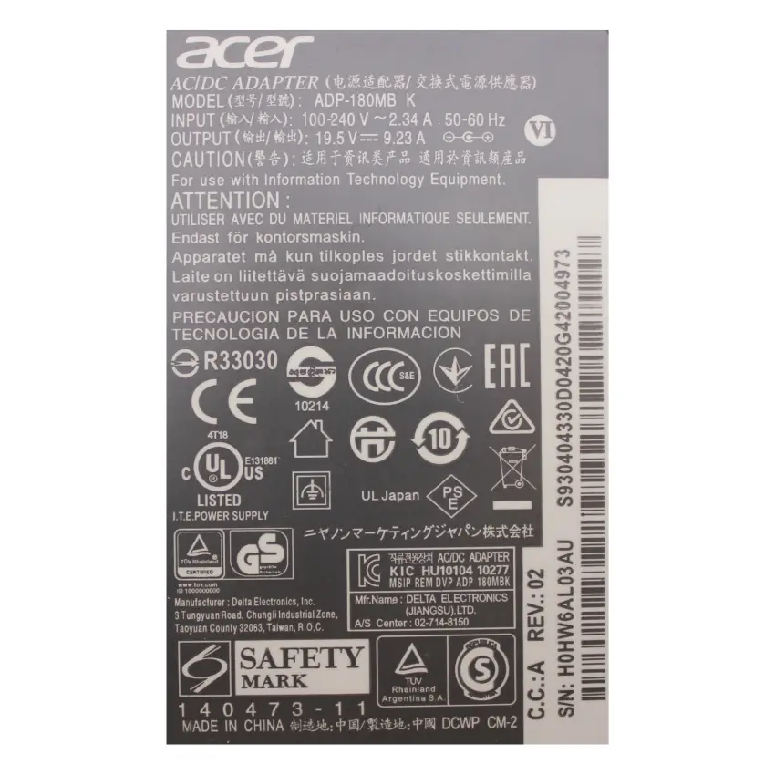 Acer Nitro AN515-54-53QW Adaptör Şarj Aleti-Cihazı