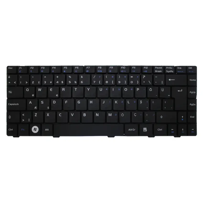 Grundig GNB1335 A1 I5 Notebook Klavye (Siyah TR)