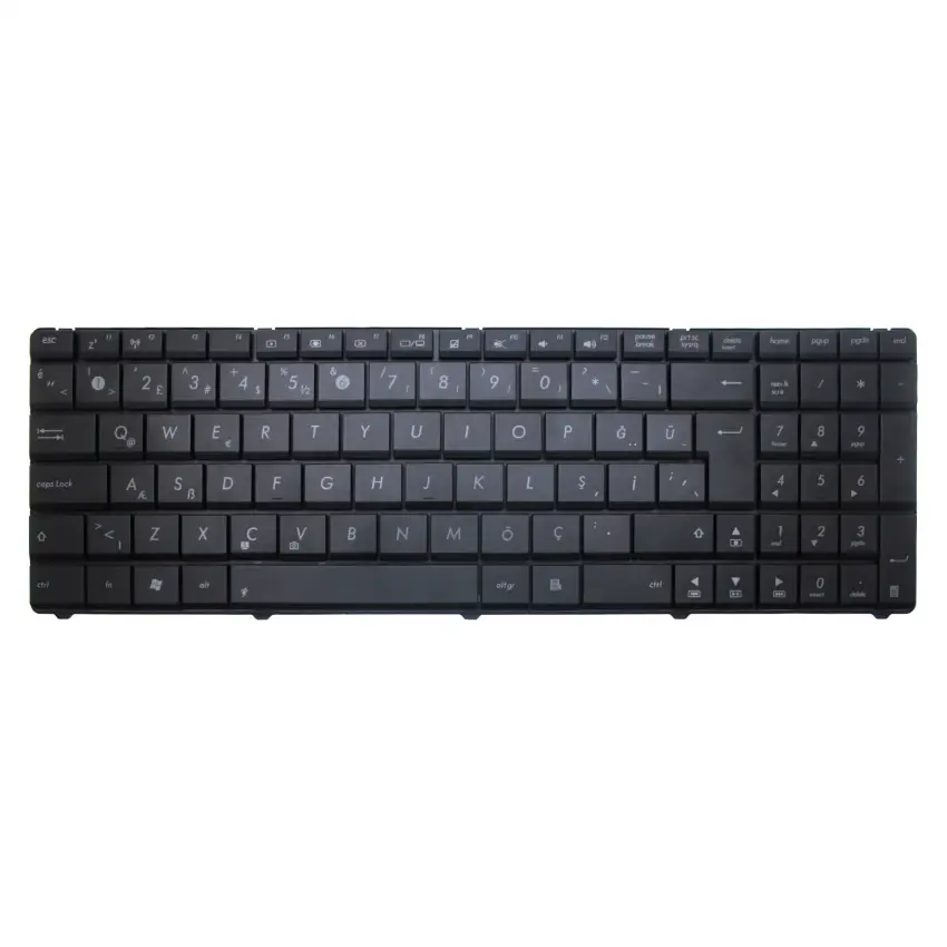 Asus N53J, N53S, N53T, N61D Notebook Klavye (Siyah TR)
