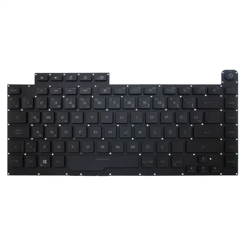 Asus ROG Strix G 0KN1-8T2TU11 REV:R1.0 Klavye Işıklı (Siyah TR)