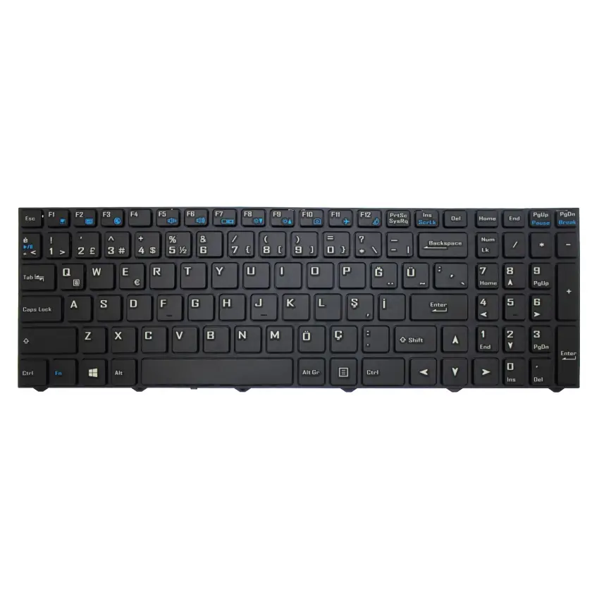 Exa NJ51, NJ51L, NJ51LU Notebook Klavye (Siyah TR)