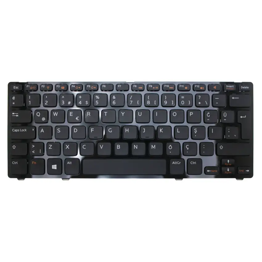 Dell Vostro V3360 Uyumlu Notebook Klavyesi (Siyah TR)