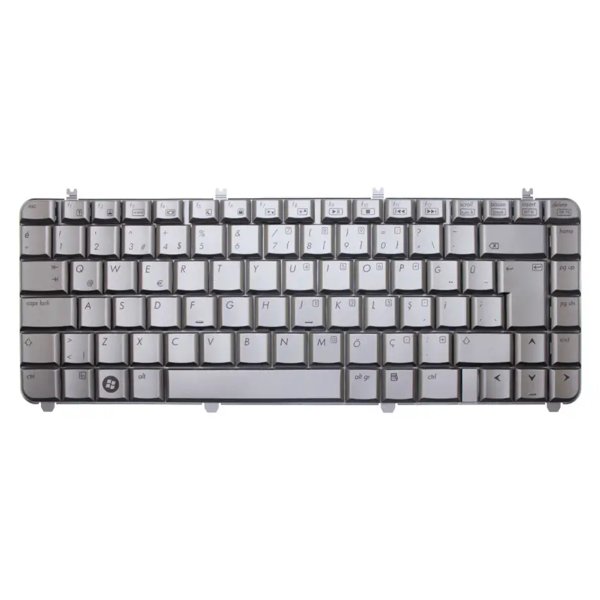 HP QT6A, QT6D, 7F0884, NSK-H5P0U Notebook Klavye (Gümüş TR)